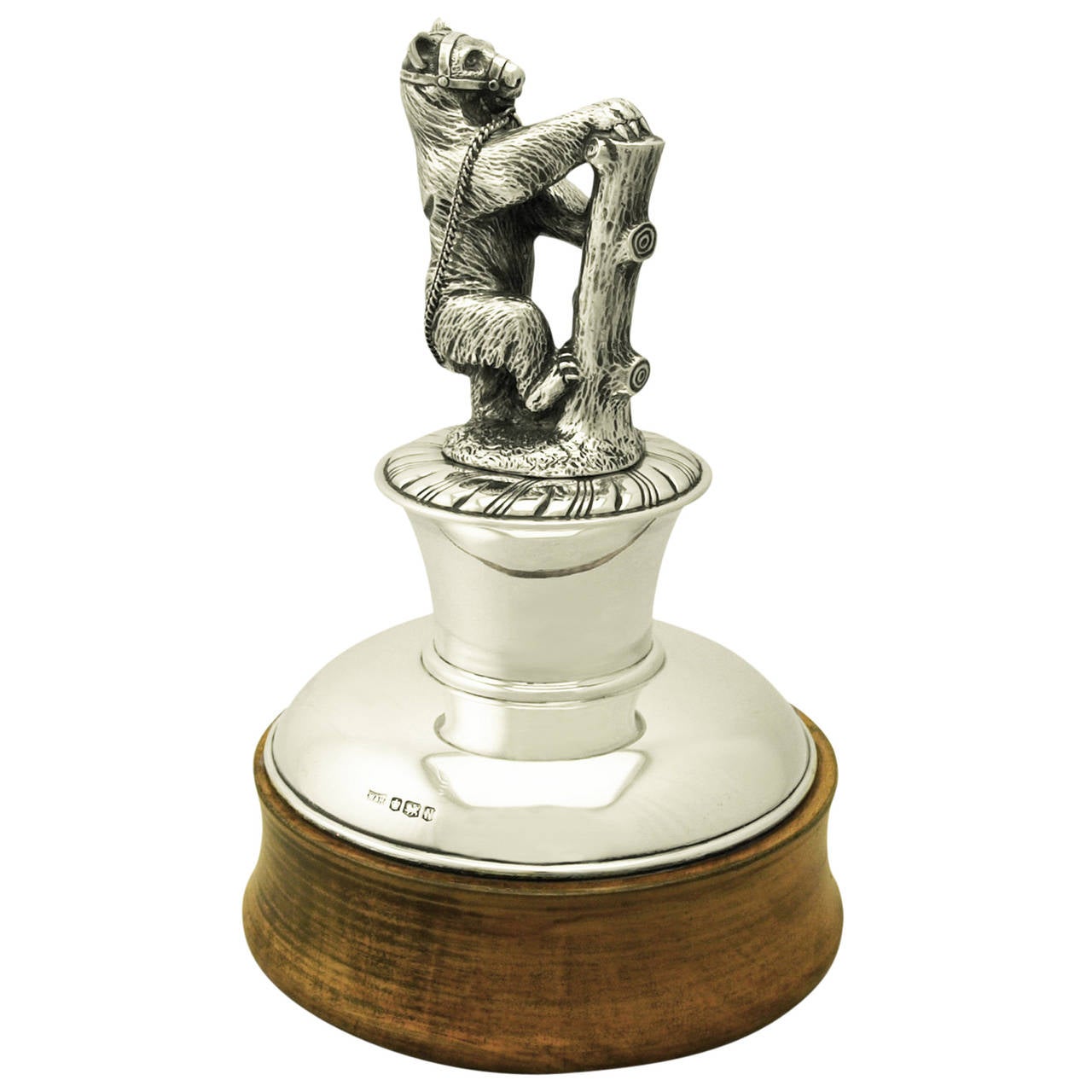 Vintage Sterling Silver Gentleman’s Desk Paperweight For Sale at 1stdibs