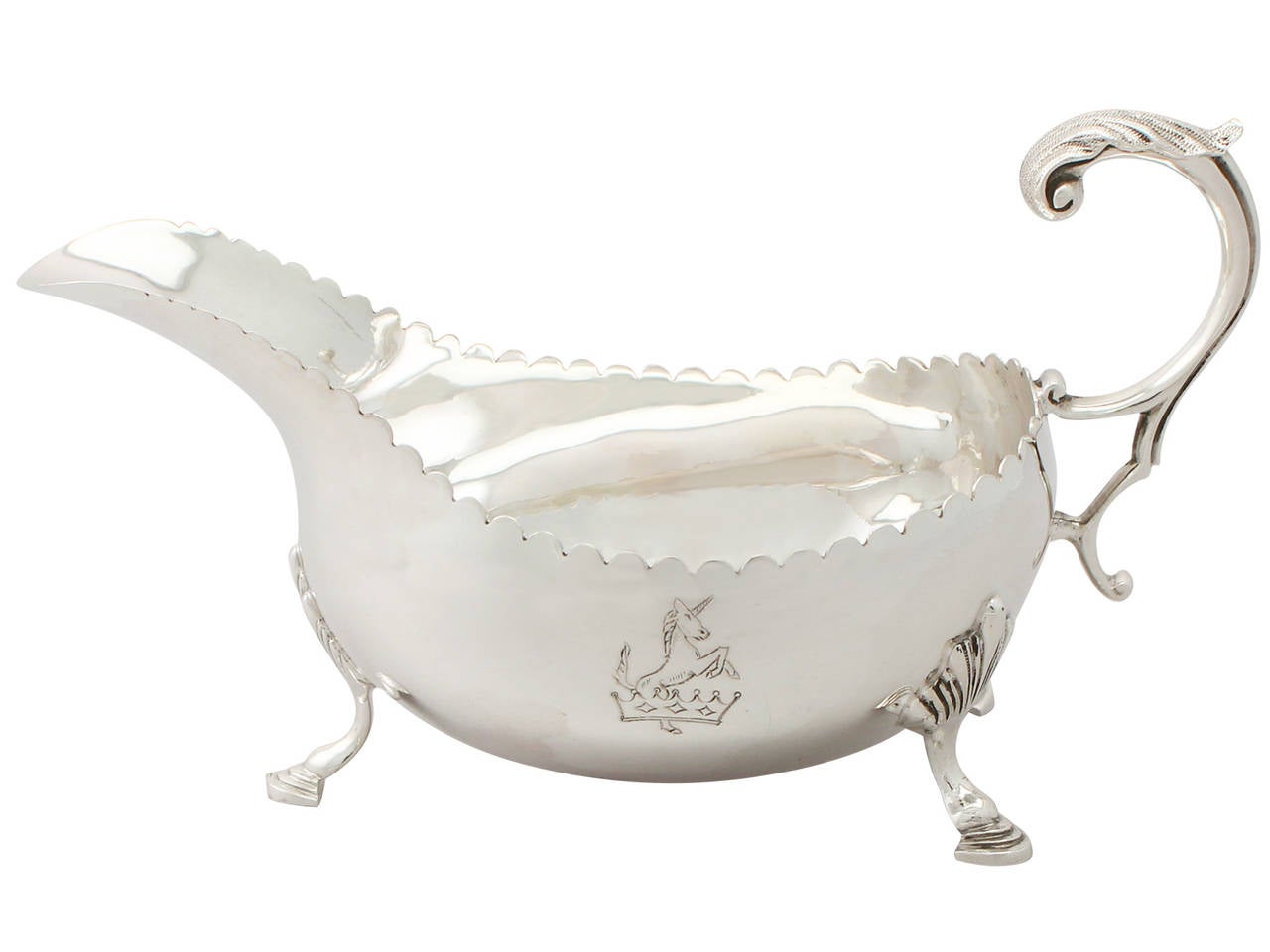 Vintage Irish Sterling Silver Sauceboats / Gravy Boats For Sale at 1stdibs
