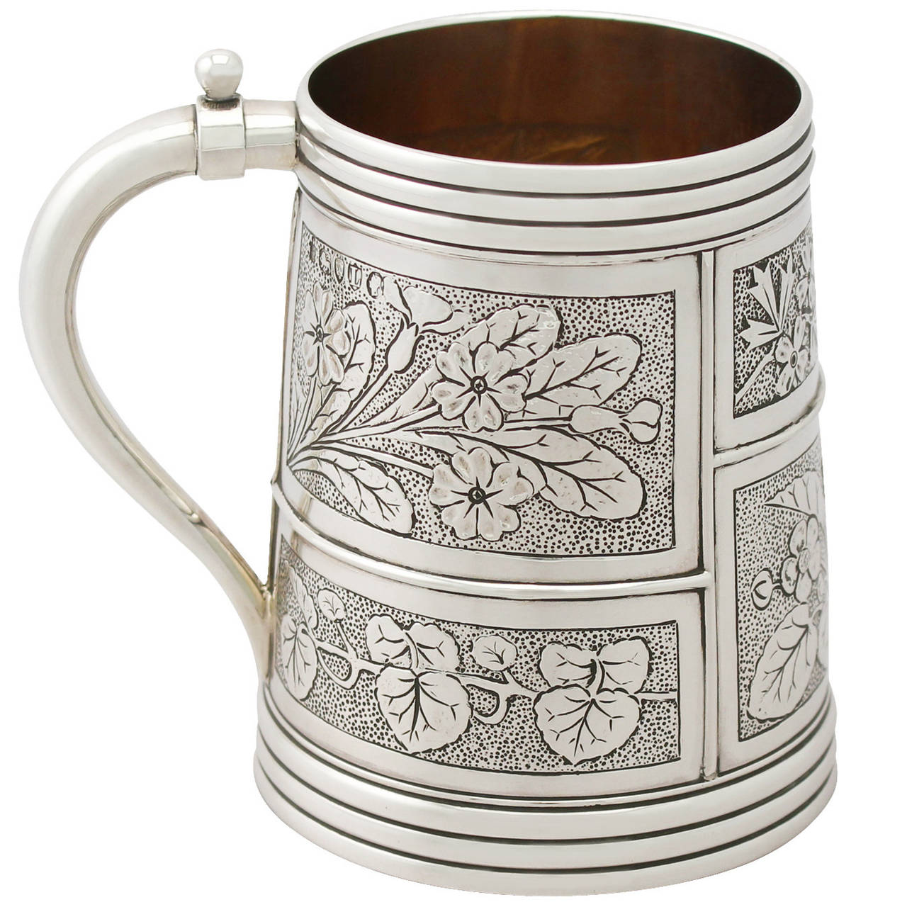 Sterling Silver Christening Mug, Antique Victorian For Sale at 1stdibs