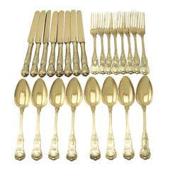 Indian Colonial Silver Dessert Service for Eight Persons - Antique Circa 1890 2