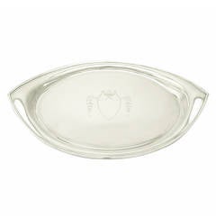 Antique Edwardian Sterling Silver Salver by Edward Barnard & Sons Ltd. 9