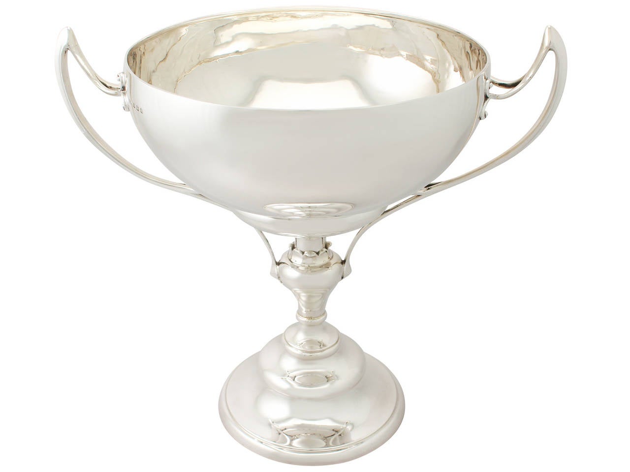 English Sterling Silver Presentation Cup/Bowl - Art Nouveau Style - Antique George V