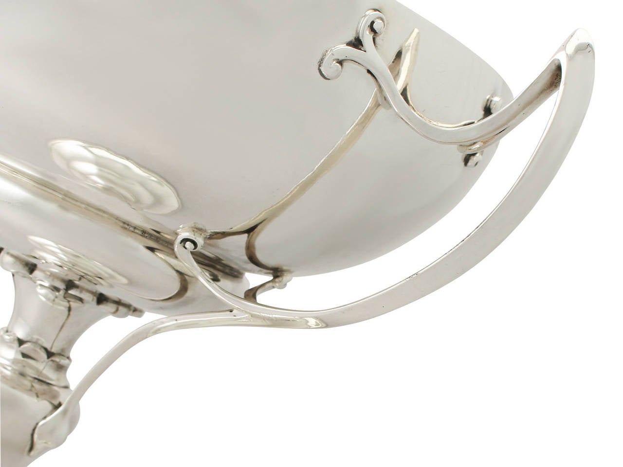 Sterling Silver Presentation Cup/Bowl - Art Nouveau Style - Antique George V 2