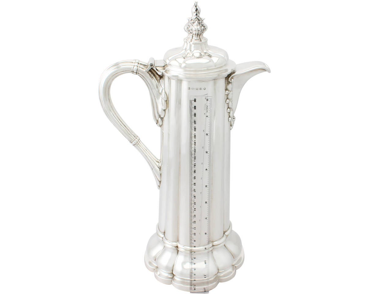 Sterling Silver Flagon, Antique Victorian 5