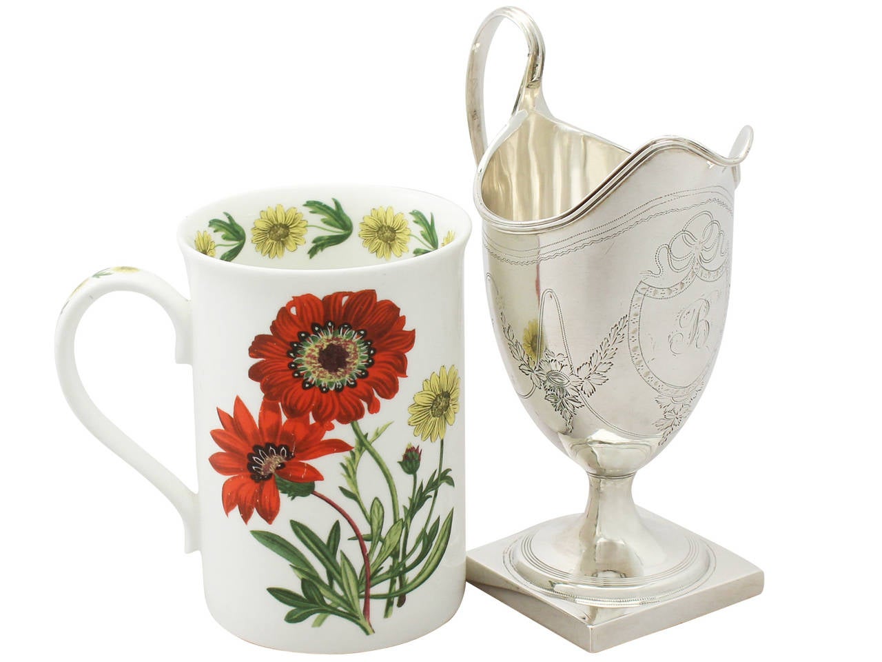 Sterling Silver Cream Jug / Creamer, Antique George III