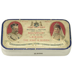 Sterling Silver Commemorative Box - Antique Edwardian 11