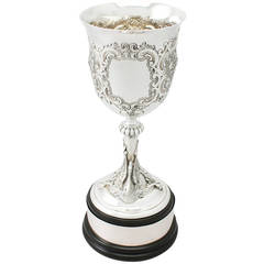 Sterling Silver Presentation Trophy - Antique Victorian 1