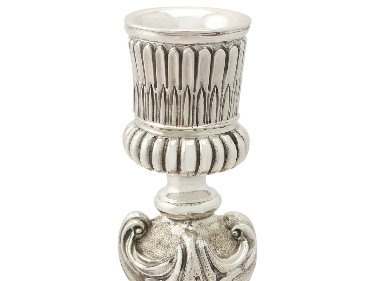 Sterling Silver Candlesticks In Excellent Condition In Jesmond, Newcastle Upon Tyne