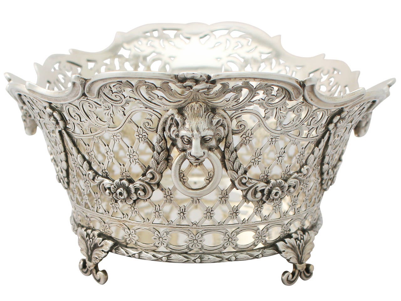 silver fruit baskets