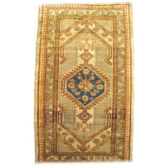 Antique Persian Camel Serab Oriental Rug