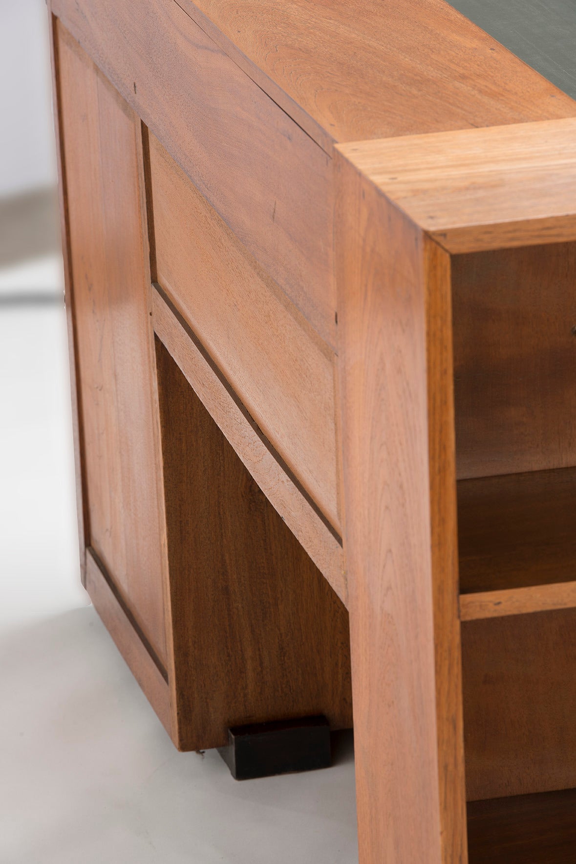 Mid-20th Century Desk with Matching Stool in a Modernistic Dutch Colonial Style, 1930s For Sale