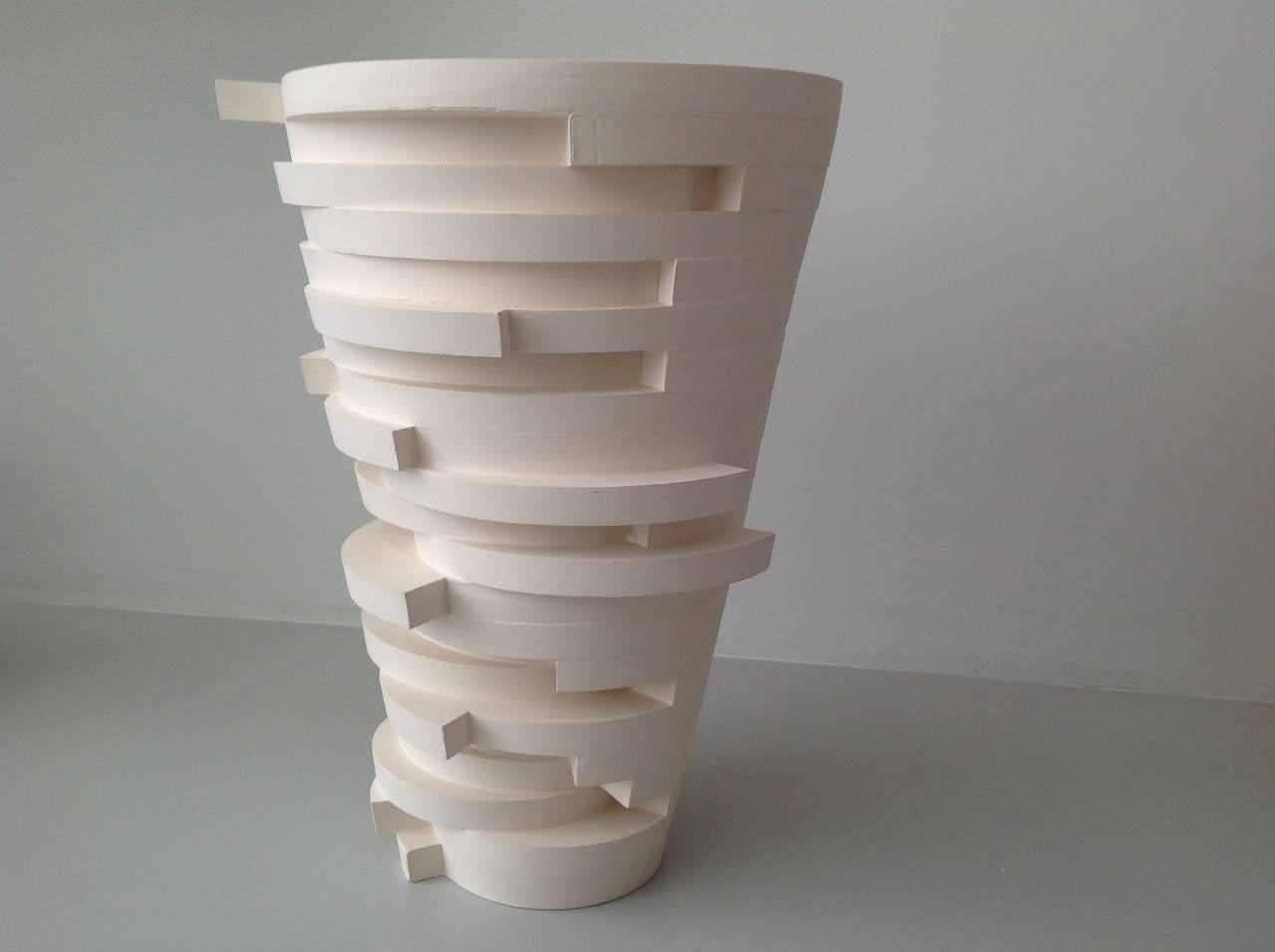 Dutch Deconstructed Ceramic Vase by Ronald Meulman For Sale