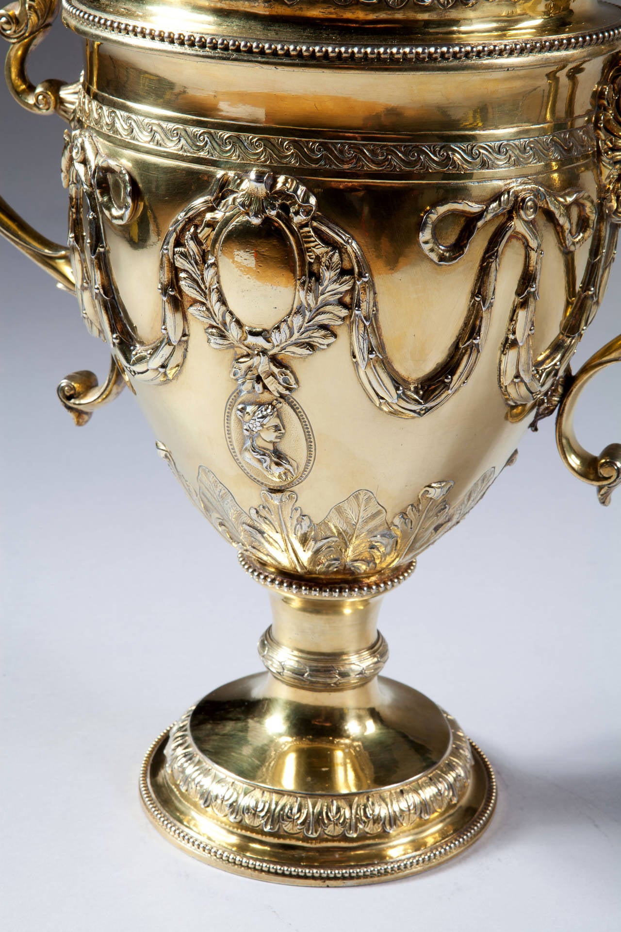 Adam Style A 18th Century Silver Gilt Scottish Trophy