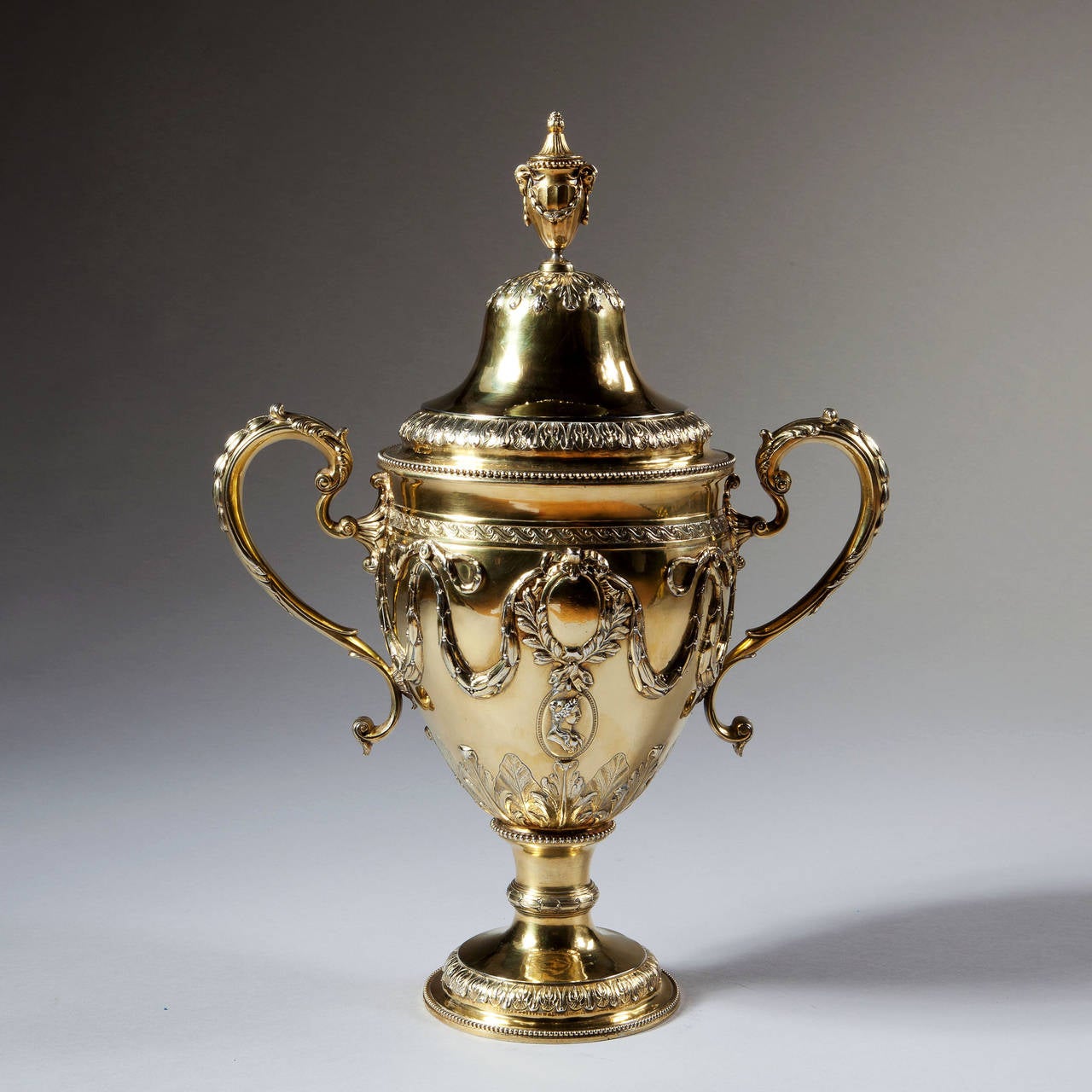 Vermeil A 18th Century Silver Gilt Scottish Trophy