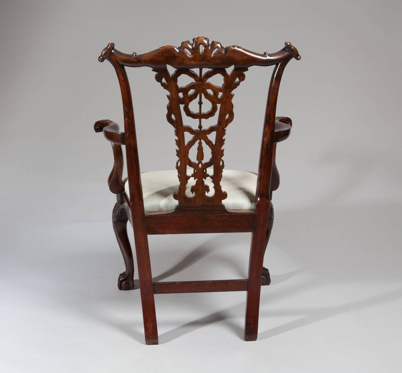19th Century Fine Pair of Chippendale Mahogany Dining Chairs