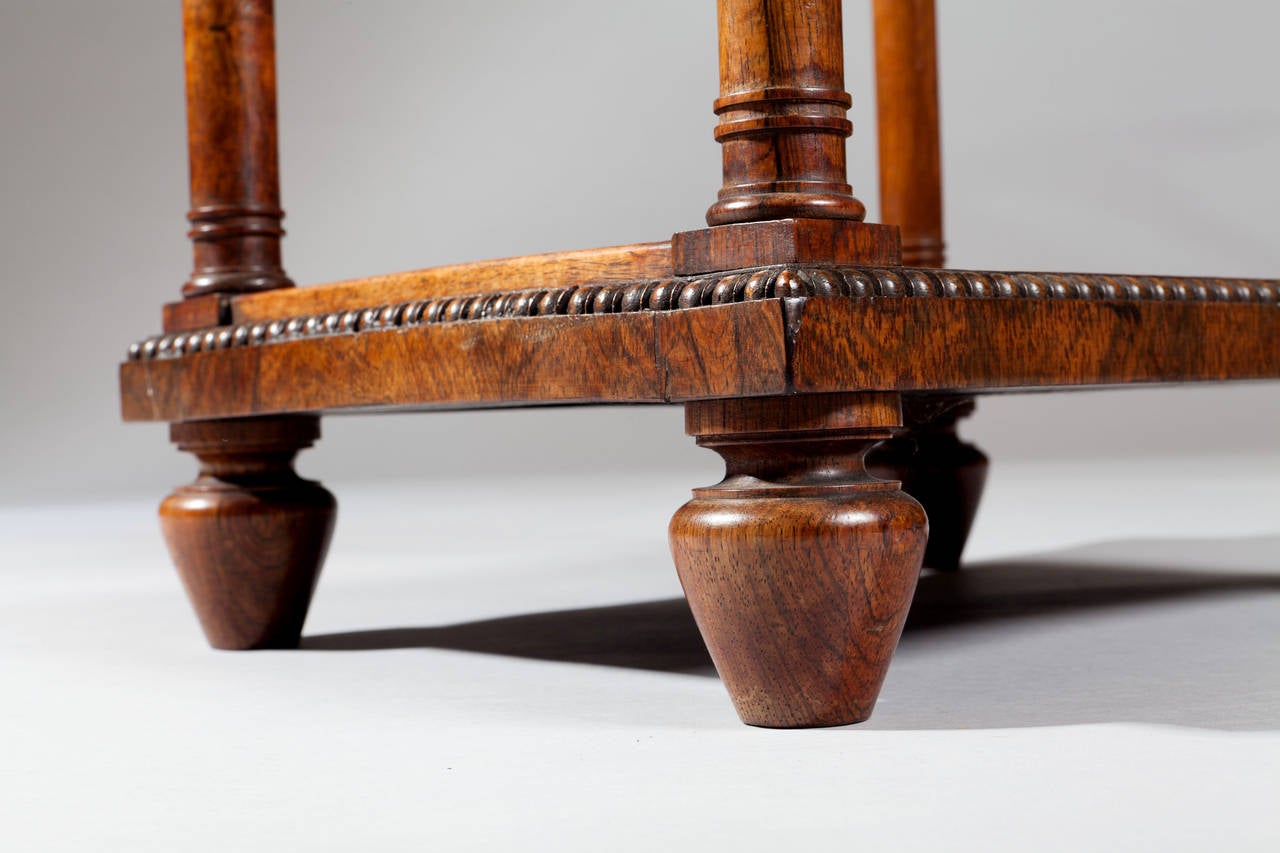 19th Century Pair of William IV Etageres End Tables