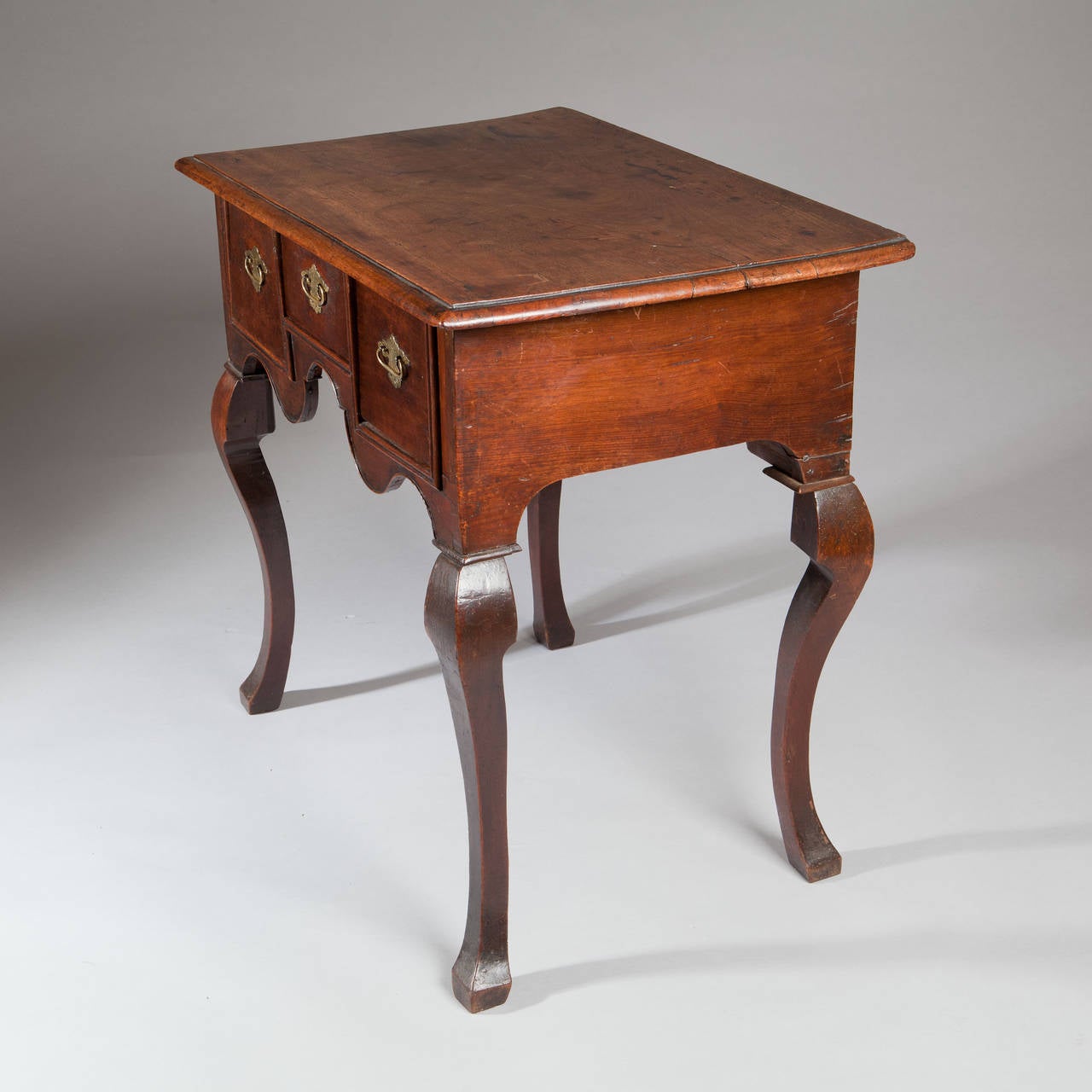 Fine Provincial Fruitwood George I Lowboy