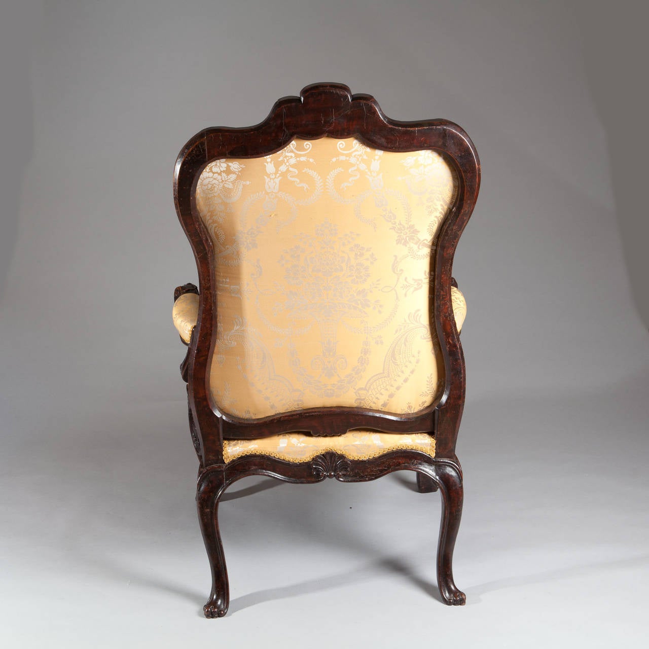 Dutch 18th Century Large-Scale Continental Armchair