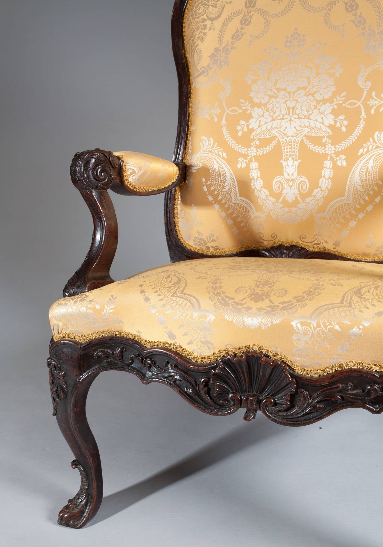 18th Century and Earlier 18th Century Large-Scale Continental Armchair