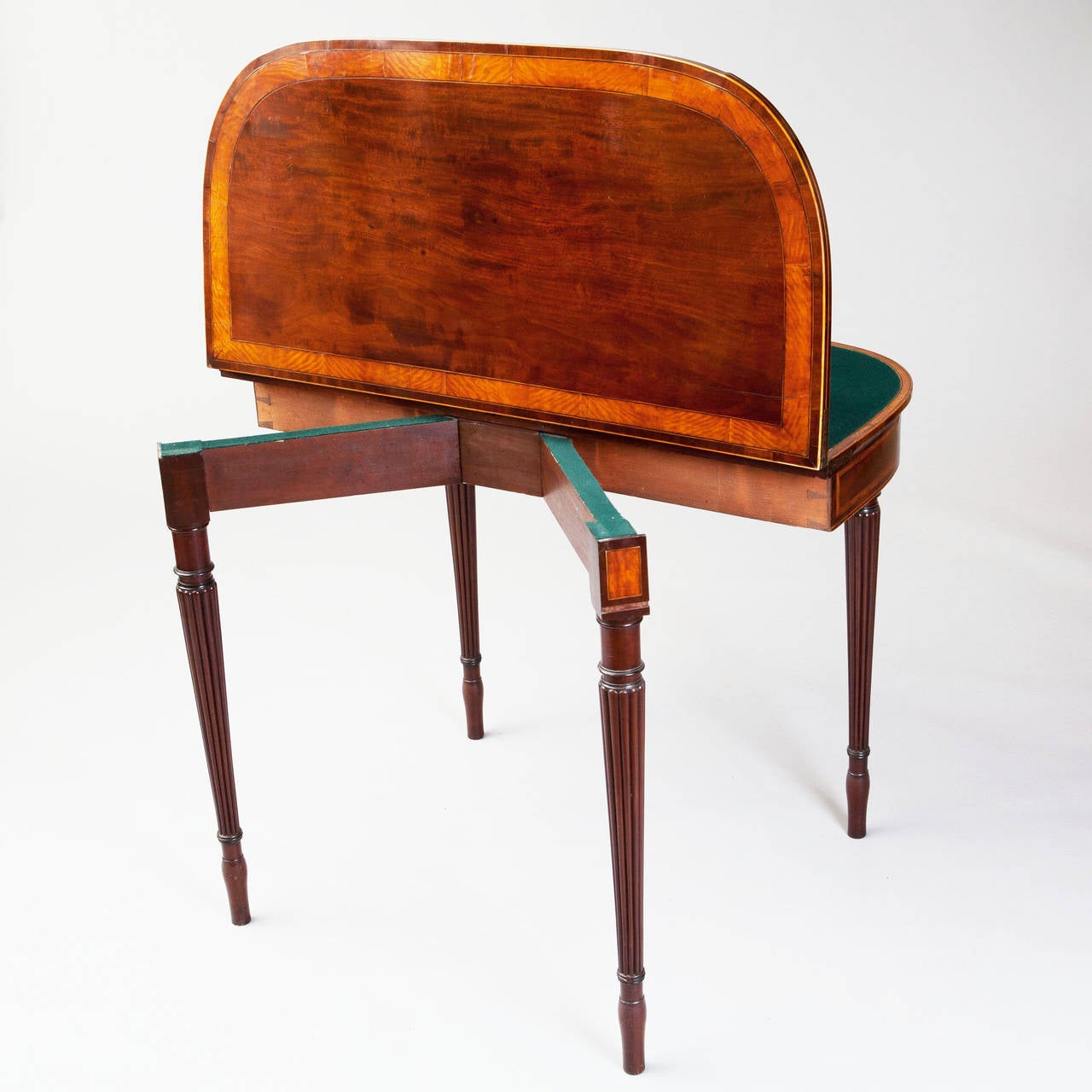 George III Mahogany Card Tables Attributed to Gillows In Excellent Condition In London, by appointment only