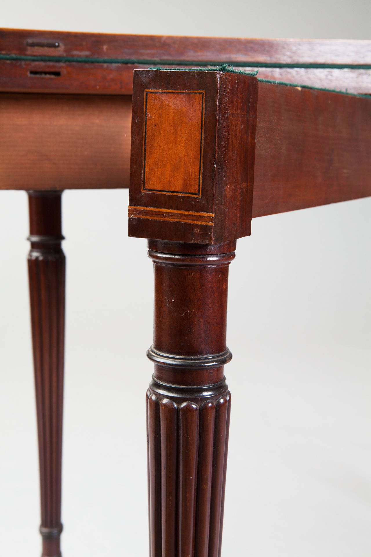 18th Century George III Mahogany Card Tables Attributed to Gillows