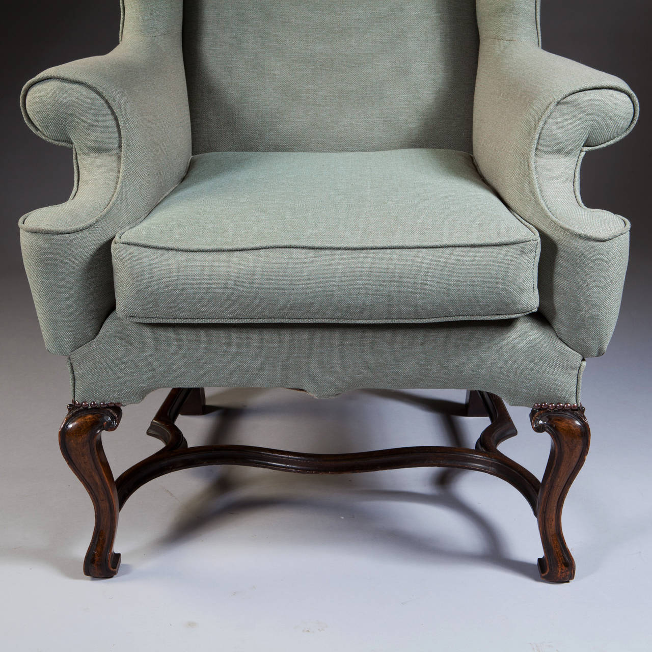 George I Style Large-Scale Wing Chair 1