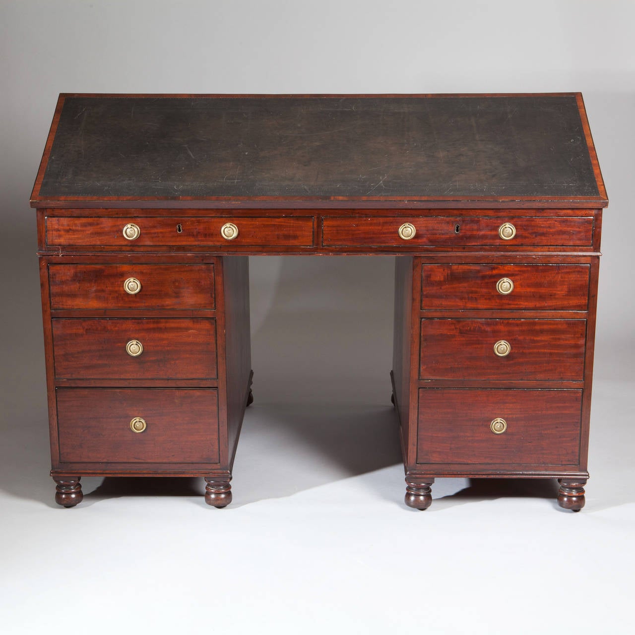 18th Century Pedestal Architect's or Library Desk 1