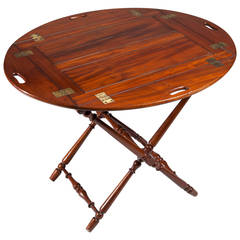 Fine Mahogany Butler's Tray on Stand