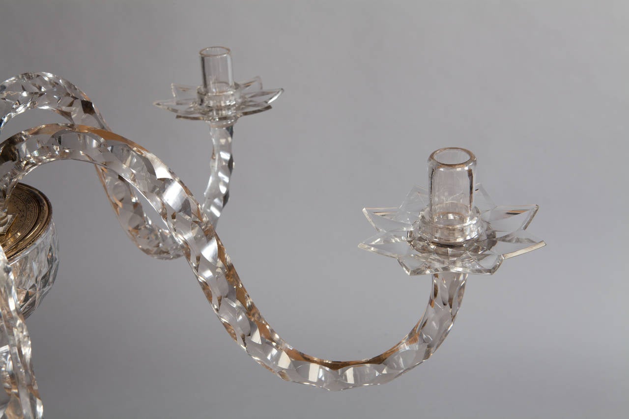 Cut-Glass Chandelier in the Manner of Maydwell & Windle In Excellent Condition In London, by appointment only
