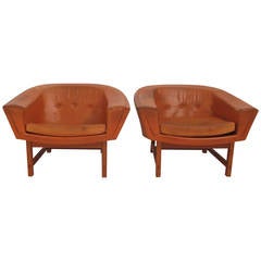 Vintage Corona Easy Chairs by Lennart Bender