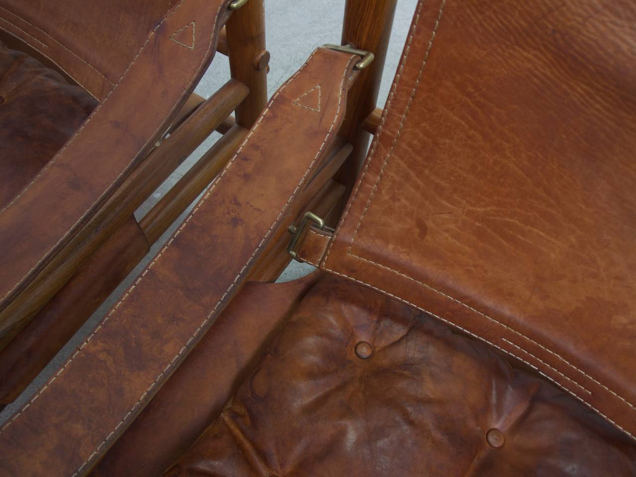 Swedish Arne Norell Rosewood and Leather 