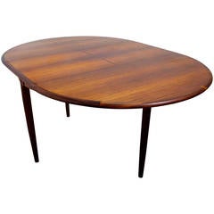 Extendable Dining Table by Niels O. Møller No. 15 Danish Rosewood, 1960s