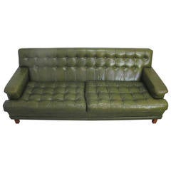 Vintage Arne Norell Merkur Sofa in Buffalo Leather