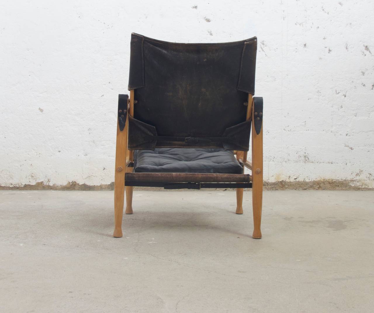 Mid-20th Century Kaare Klint Safari Chair by Rud. Rasmussen