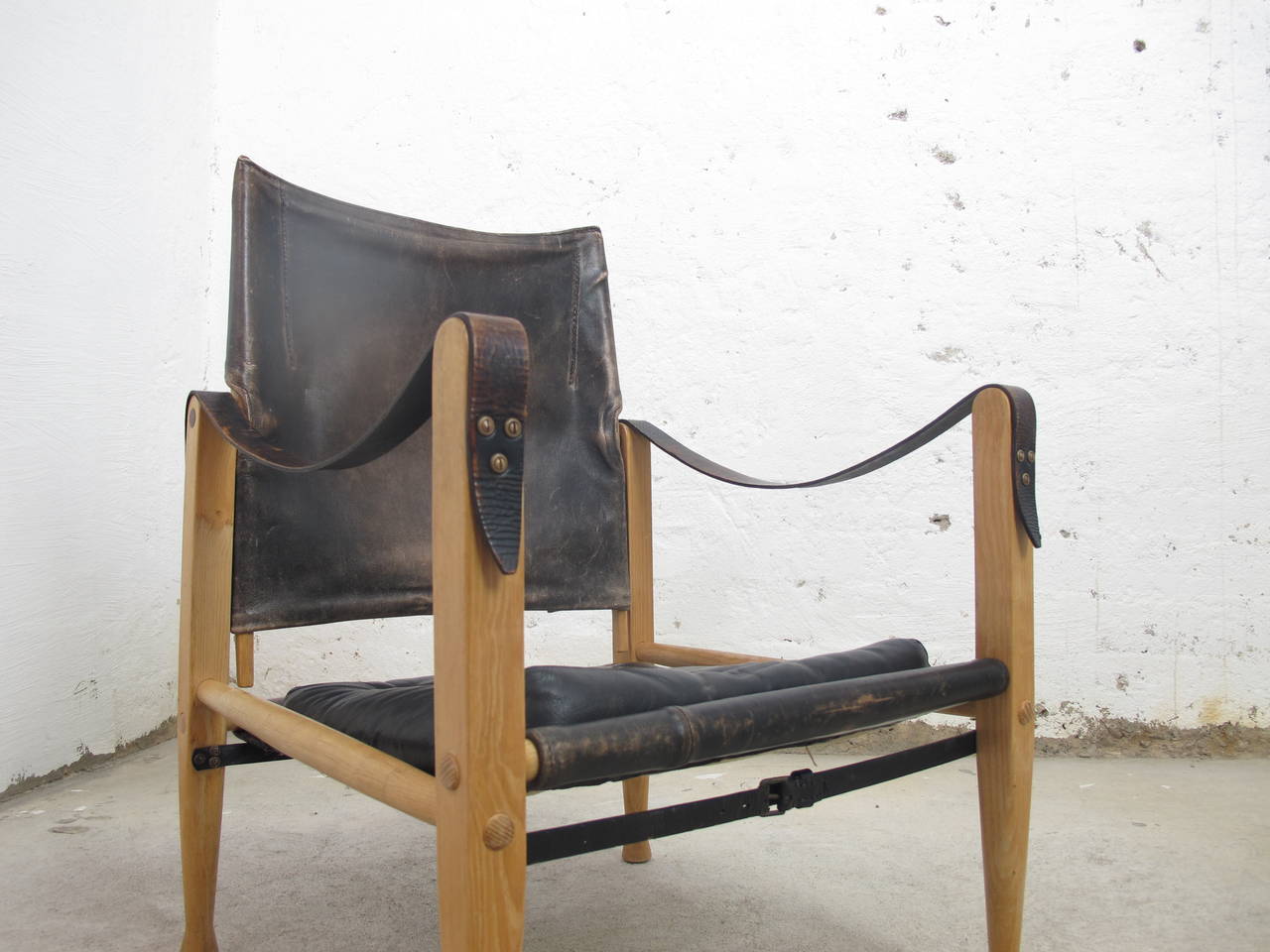 Scandinavian Modern Kaare Klint Safari Chair by Rud. Rasmussen