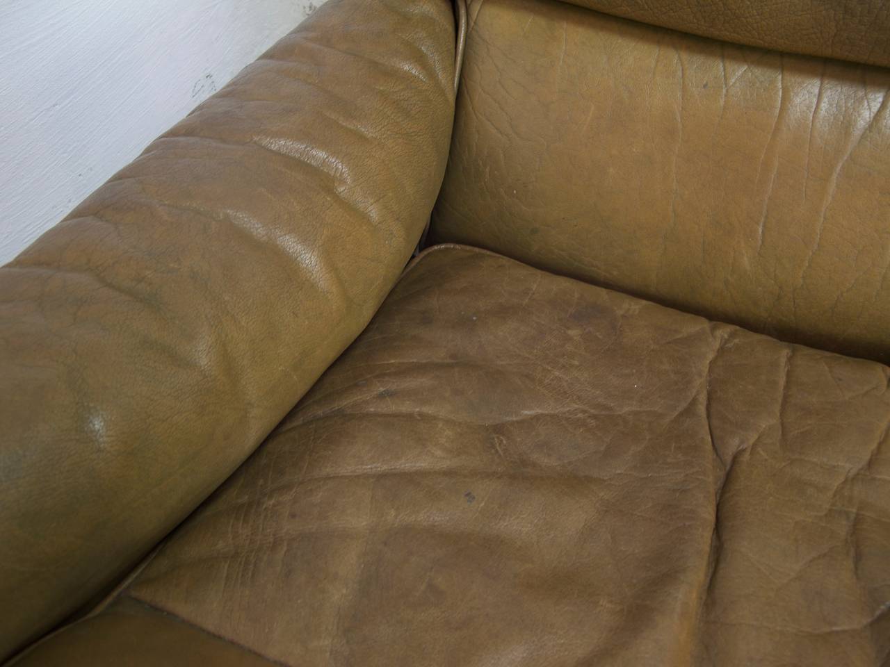 Arne Norell Kontiki Leather Sofa In Good Condition In Stockholm, SE