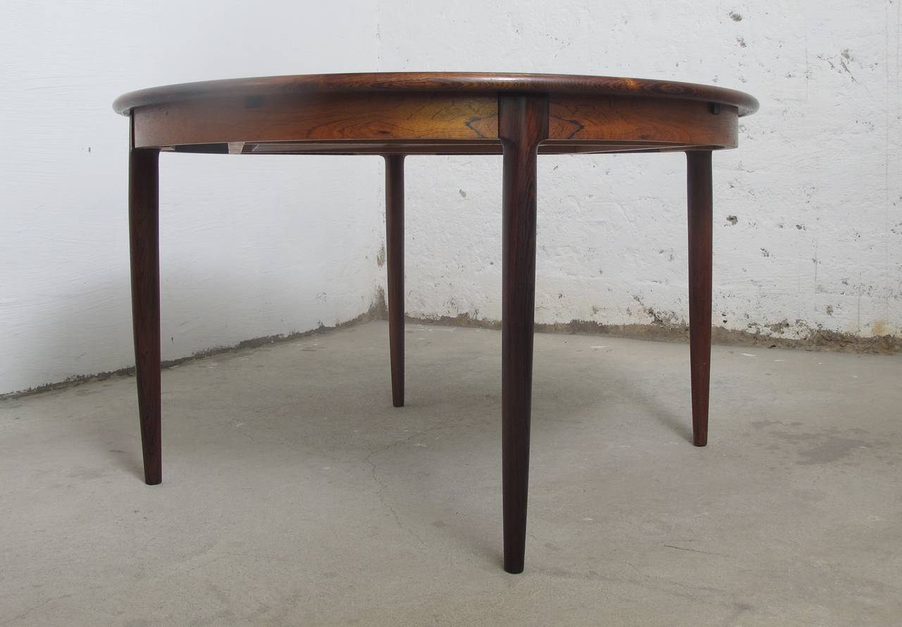 Extendable Dining Table by Niels O. Møller No. 15 Danish Rosewood, 1960s 3