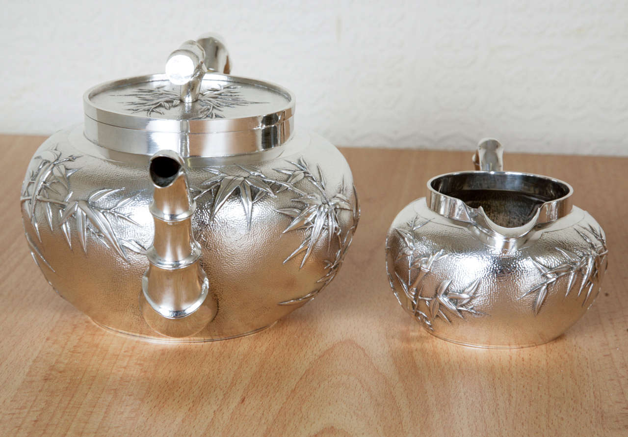 19th Century Chinese Silver Tea and Coffee Service
