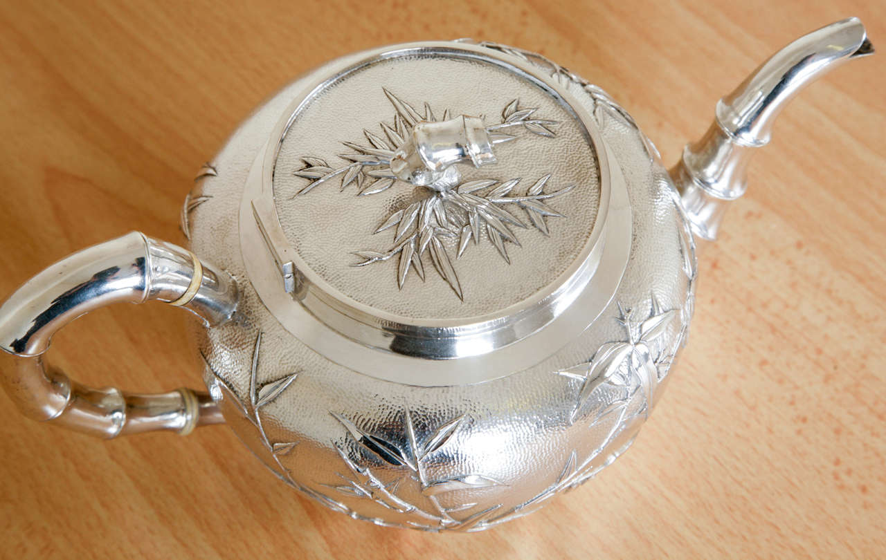 Chinese Silver Tea and Coffee Service 2
