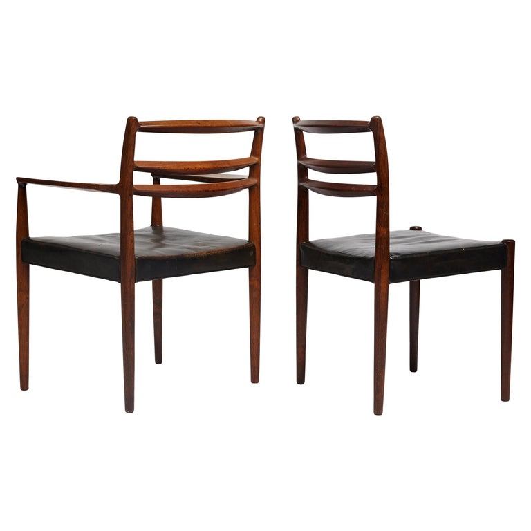 Set Of 8 1960s Danish Chairs For Sale At 1stdibs