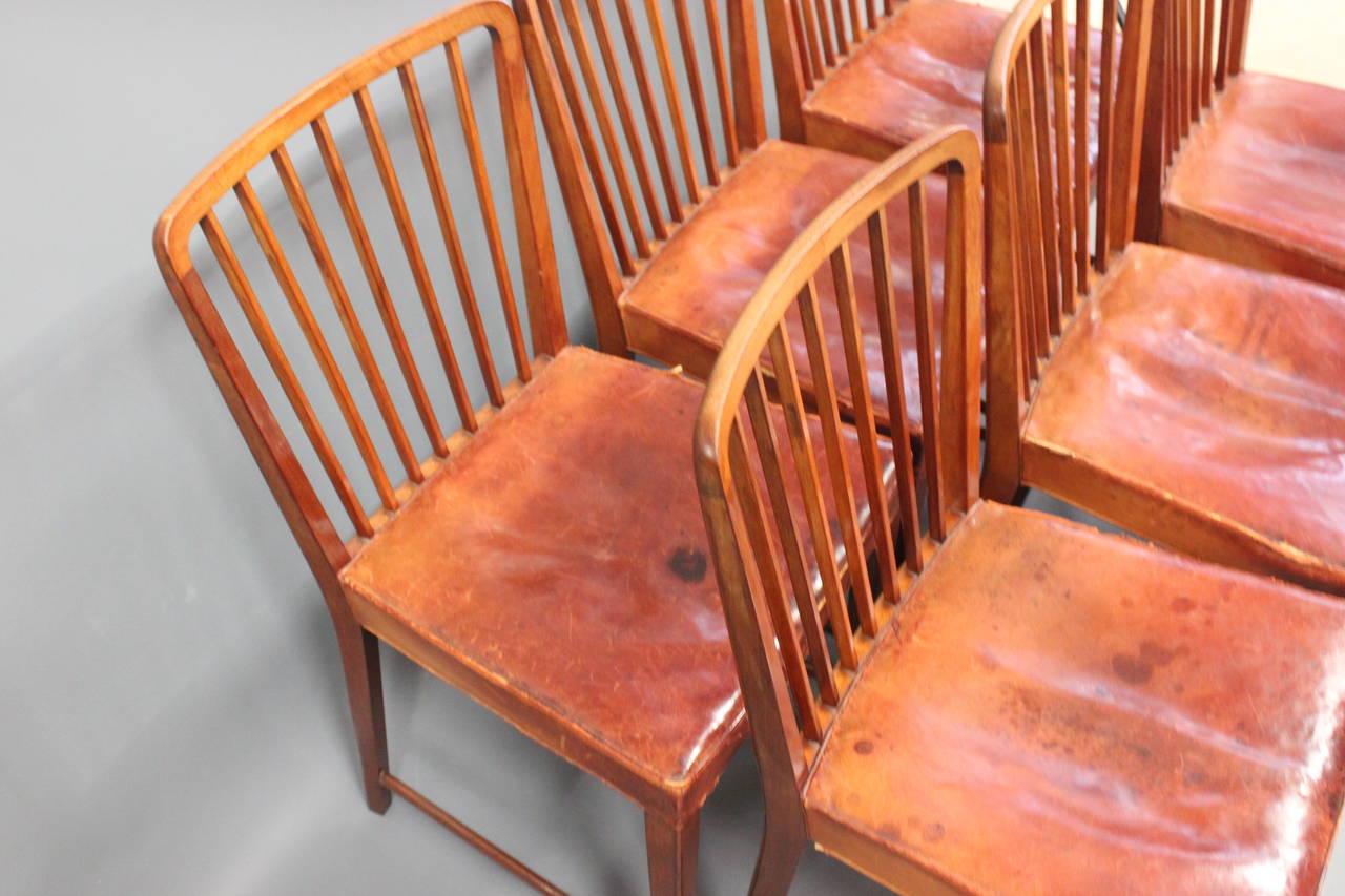 Six Chairs by Ole Wanscher and Fritz Hansen, 1943 3