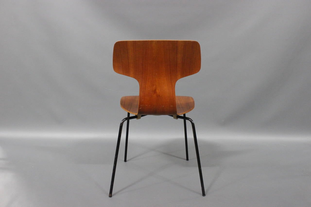 Dining Chairs, Model 3103, in Teak by Arne Jacobsen and Fritz Hansen, 1970s 2