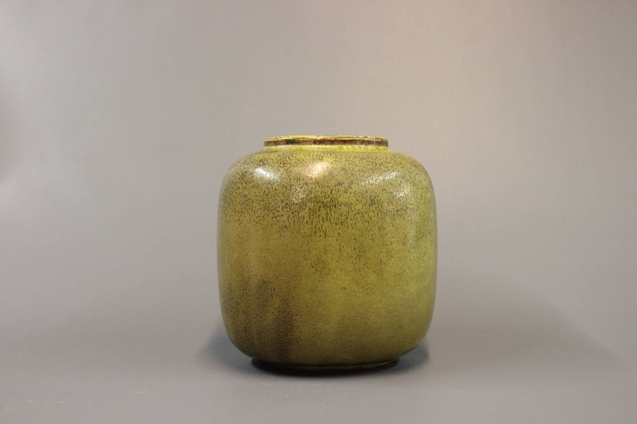 Stoneware Royal Copenhagen Vase No. 20362 by Nils Thorsson, circa 1950s