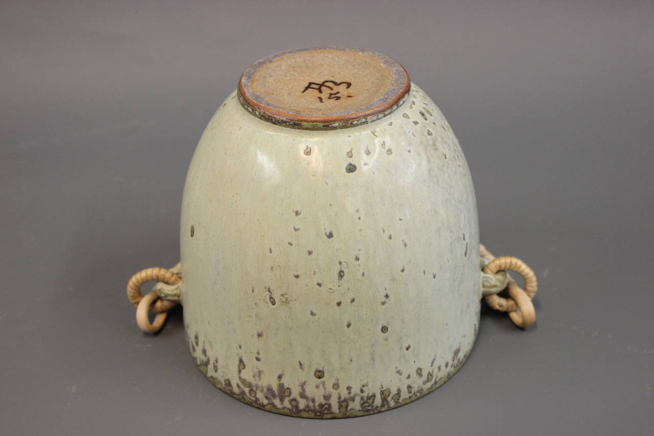 Jar by Arne Bang No. 15 in Glazed Stoneware, circa 1940-1960 1