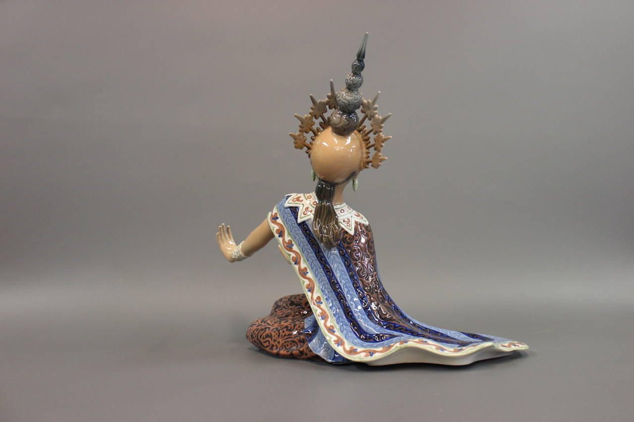 Glazed Danish Figurine By Dahl Jensen Design Number 1125