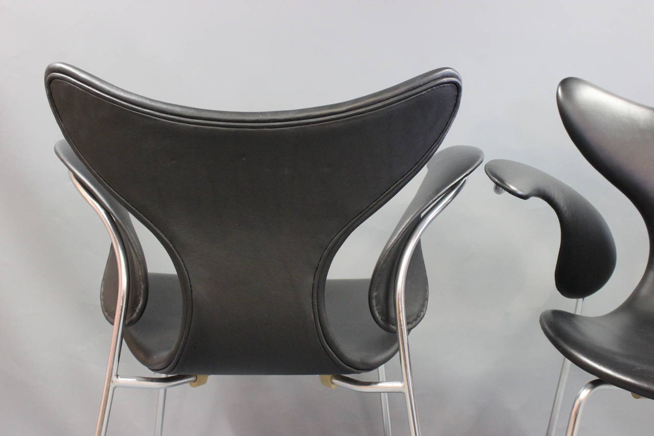 Armchairs by Arne Jacobsen Model 3108, 
