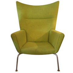 Vintage Hans J. Wegner Chair "Wingchair" Model CH445, Design 1960