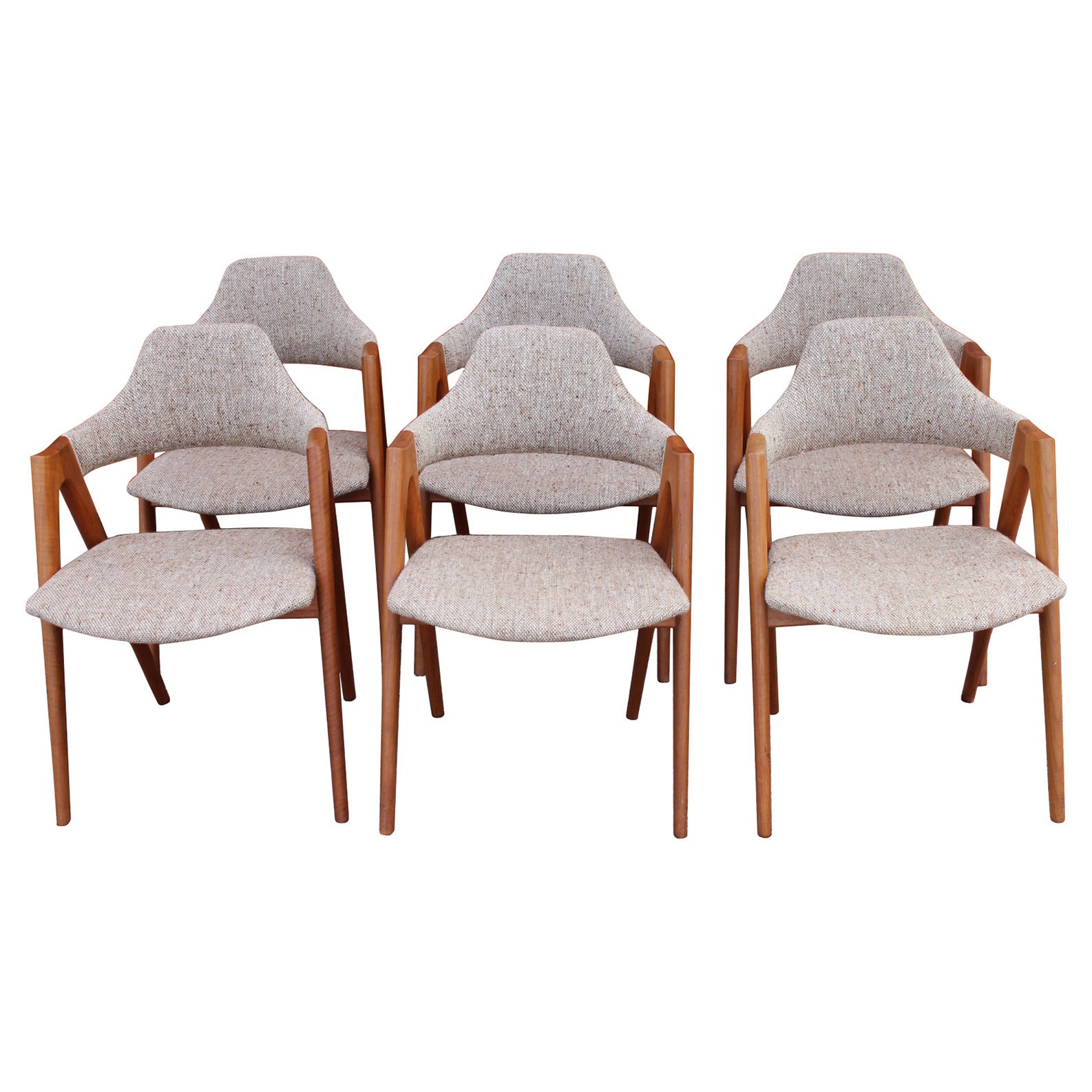 Compass Dining Chairs by Kai Kristiansen, 1960-1969