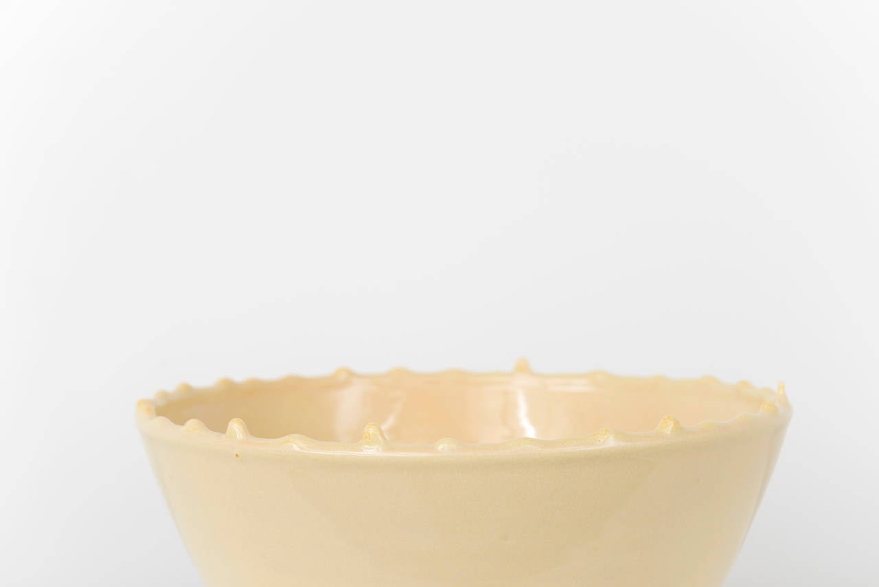 American Glazed earthenware Bowl by Anders Ruhwald For Sale