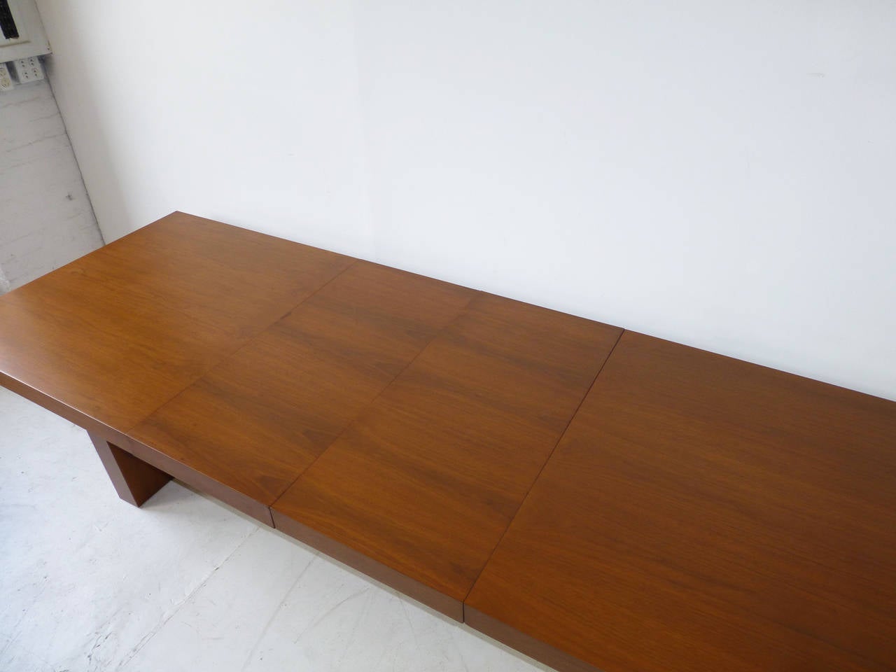 Walnut Milo Baughman Dining Table For Sale